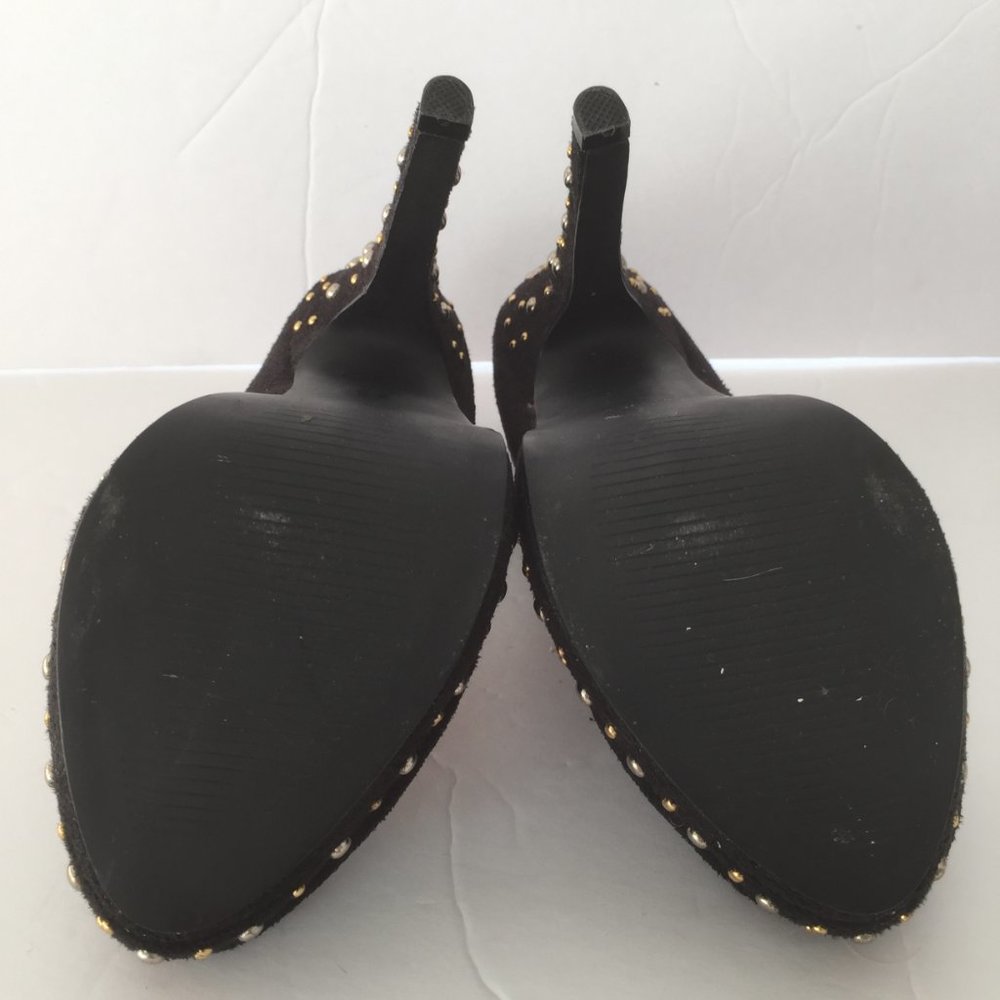 G21 SUEDE AND RHINESTONE PUMPS - Picture 2 of 4